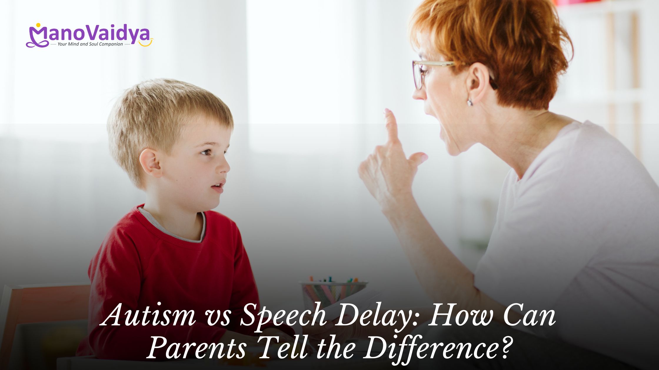Early signs of autism in children